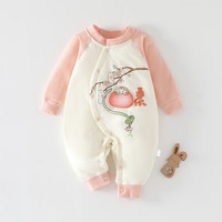 婴儿40g护肚宝宝连体棉袄20-25斤