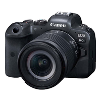 佳能（Canon）佳能r6二代相机 全画幅微单vlog相机4K拍摄相机 R6一代+RF24-105 STM镜头套机  标配【不含储存卡 无法直接拍照】 R6一代单包机+RF24-105 STM拆镜头套机