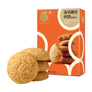 十月初五 OCTOBER FIFTH BAKERY餅家海风椰丝酥性糕点104g 休闲食品分享美味下午茶 海风椰丝 104g 1盒