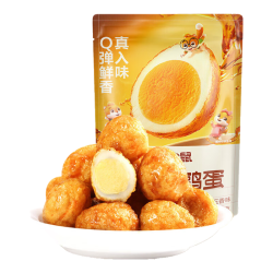三只松鼠 抖胃味 虎皮鹌鹑蛋 五香味 158g