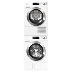 Miele 进口滚筒洗衣机WCG677+热泵烘干机TCH797小金刚洗烘套装