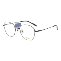SEIKO 精工 眼镜框男女款全框钛材商务时尚近视眼镜架H03103 112 51mm黑灰色