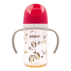 贝亲 第3代双把手PPSU奶瓶 240ml L号奶嘴 AA221