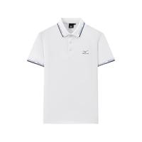 美津浓 Mizuno户外短袖POLO衫男冰丝速干T恤上衣 宝蓝色  L 