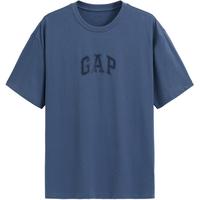 Gap男女装2025春季款纯棉印花logo短袖T恤基础款休闲上衣755794