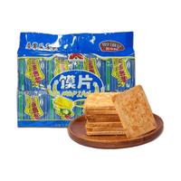 新家园休闲零食早餐非油炸香酥烤馍片烧烤味63g*8包/袋