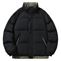 雪中飞 SNOWFLYING 冬男士短款羽绒服时尚潮流立领撞色保暖潮流