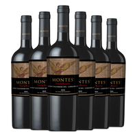 MONTES 蒙特斯 蒙特斯智利空加瓜谷干型红葡萄酒 6瓶*750ml套装