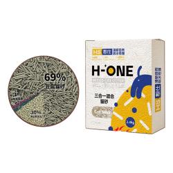 憨仕 豆腐混合猫砂 椰壳竹炭 2.4kg*4袋