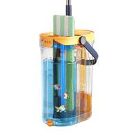 美添乐（HoMettler）拖把家用一拖净免手洗2025净污分离刮刮桶刷刷乐平板懒人拖地 净污分离雾霾蓝+3块布+清洁片