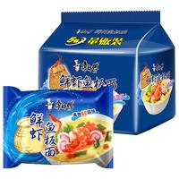 康师傅 鲜虾鱼板面整箱装方便面经典红烧香辣牛肉面速量贩食食品面泡面 劲爽乐 香辣牛肉面81g*5包