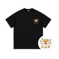 I.T ccaabb夏季宽松圆领透气纯棉短袖印花T恤男女同款