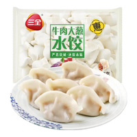 三全 含馅量≥60% 牛肉大葱水饺 牛肉大葱水饺450克
