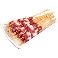 额尔敦（EERDUN）【烧烤季】内蒙古羔羊肉串200g(10串)鲜冻羊肉串 生鲜原味微调 【无防腐剂】200g(10串)羊肉串
