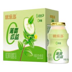 优乐多 乳酸菌饮品青提栀子花味100g*4瓶早餐益生菌酸奶发酵饮料