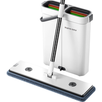 Joybos 佳帮手 拖把家用一拖净2023带桶平板墩布拖布免手洗干湿两用懒人拖地 专利2代窄缝刮刮乐+组合4刮板