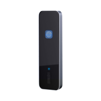 onemodern 移动固态硬盘 USB3.2指纹加密高速手机电脑硬盘小巧便携(PSSD)外置外接 黑色 指纹版2TB(指纹+数字加密)
