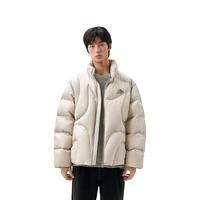 太平鸟 男装羽绒服美式复古面包服冬季宽松潮流外套 浅卡其色 L 浅卡其色 第一批