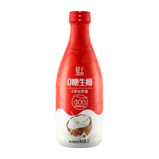 轻上 小轻甘轻上金银花双柚汁/苹果汁饮品解腻儿童成人清润饮料0脂肪果汁瓶装 鲜汁美100%椰子水400ml*6瓶