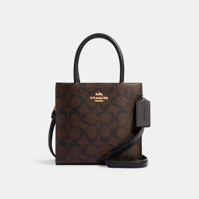 COACH 蔻驰 经典老花琴谱包时尚百搭单肩斜挎手提包女 5693 IMDJ8