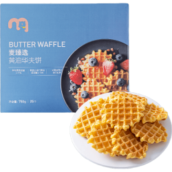 麦臻选 麦德龙商超！黄油华夫饼  普通盒装 750g