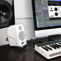IK MULTIMEDIA iLoud Monitor MM MTM MKII 3寸蓝牙音箱听歌录音室有源监听音箱 iLoud MM 白色【赠落地支架】