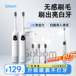 SOBOM 扫振一体电动牙刷  H1pro  typc充电款