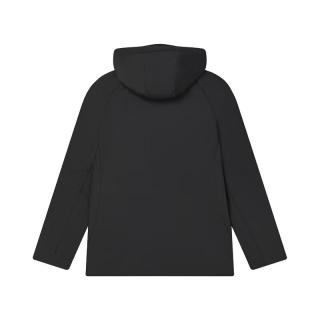 斐乐 男士连帽防水羽绒服 700蓬 正黑色