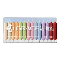 洁丽雅压缩毛巾加厚一次性洗脸巾便携旅游户外酒店用品卸妆巾棉柔巾 【2盒装】加大加厚 14颗/盒