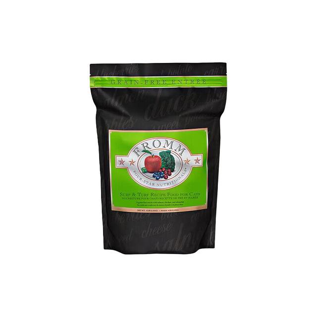福摩 三文鱼鸡鸭蔬菜配方猫粮10LB绿
