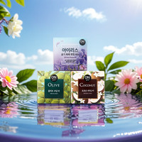 ON THE BODY 安宝笛 香皂 90g*3块 (鸢尾花+橄榄+椰子) 丰富泡沫 滋润肌肤