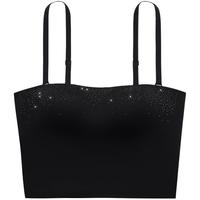 直降227|维密闪钻胸垫吊带细肩带背心文胸内衣女