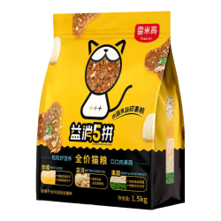 雷米高 益消5拼冻干全价猫粮500克
