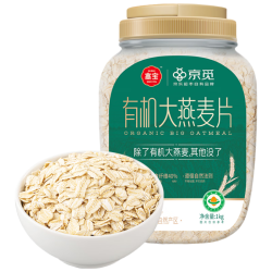 塞宝 有机大粒燕麦片  桶装 1000g