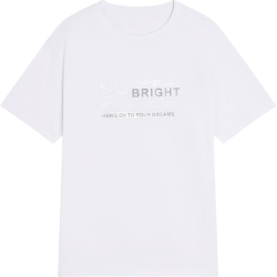 京东京造 短袖t恤男印花T恤 bright黑色 L