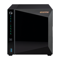 ASUSTOR 爱速特 AS5404T 4盘位NAS网络存储器私有云盘家用公司文件共享nas存储器