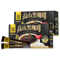 移动端、京东百亿补贴：四只猫咖啡 高山纯黑美式速溶咖啡粉 2g*60条 无蔗糖