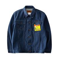 Wrangler 原色牛仔外套男士修身潮牌男士牛仔衣秋款