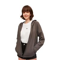 OhSunny防晒衣女夏季皮肤衣韩版宽松长袖防紫外线薄透气防晒服薄外套 摩卡灰-OH标 M