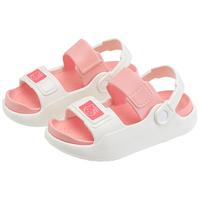 凯蒂猫Hello Kitty童鞋女童花园鞋儿童宝宝沙滩鞋夏季轻便户外凉拖鞋5887白粉35 35 码适合脚长21.0-21.7cm