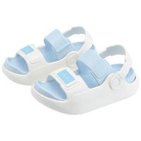 凯蒂猫Hello Kitty童鞋女童洞洞鞋外穿拖鞋大耳狗凉鞋儿童露趾花园鞋5888白蓝31 31 码适合脚长18.0-18.7cm