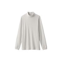 無印良品 MUJI 男式 柔软 高领 长袖T恤 打底衫 FA193C3A 淡黄色