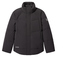 卡宾男装 90鸭绒羽绒服2024秋冬宽松外套LOGO印花保暖潮流H 煤黑色01 54