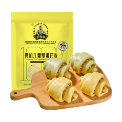 九洲丰园 有机坚果花卷220g(4个) 任选4件