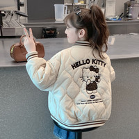 淘麦麦 女童外套2025新款秋冬款儿童网红洋气时髦夹棉加厚冬装棒球服上衣