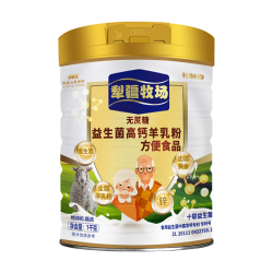 犁疆牧场 无蔗糖添加益生菌高钙多维生素羊奶粉 1000g 1罐