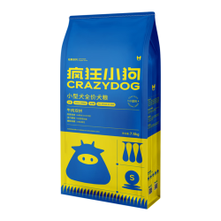 疯狂小狗 京东定制 牛肉双拼小型犬全阶段狗粮 7.5kg
