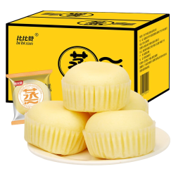比比赞 日式蒸蛋糕400g面包
