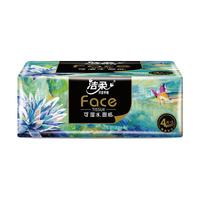 洁柔油画抽纸可湿水4层80抽大包纸巾加厚手纸家用实惠装餐巾纸面巾纸 4包