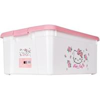 IRIS 爱丽思 Kitty塑料收纳箱儿童衣服玩具整理箱有盖学生书本储物箱